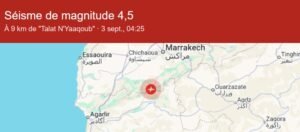 هزة أرضية تلات نيعقوب 4.6 – 20 ألف هزة منذ زلزال الحوز | المعهد الوطني للجيوفيزياء